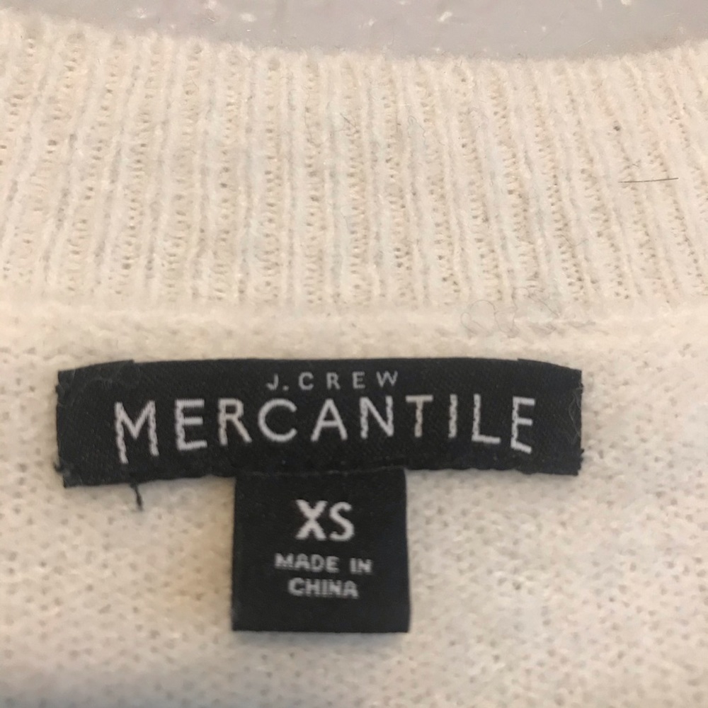 J. Crew Mercantile Cream Sweater - Picture 3 of 3
